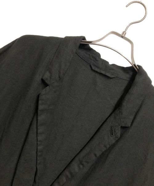 confect（コンフェクト）confect (コンフェクト) リネンアムンゼンテーラードジャケット ブラック サイズ:4の古着・服飾アイテム