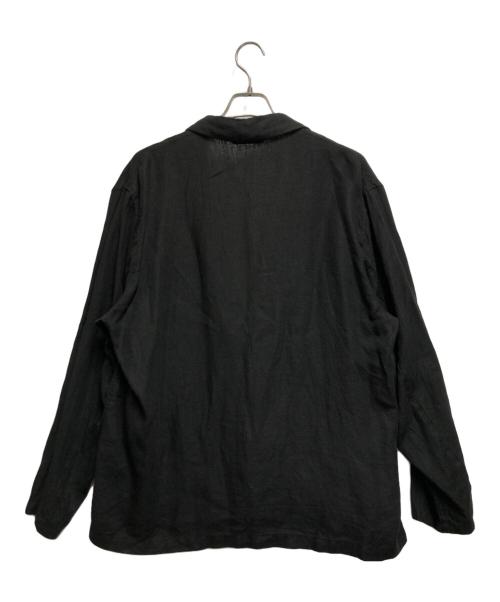 confect（コンフェクト）confect (コンフェクト) リネンアムンゼンテーラードジャケット ブラック サイズ:4の古着・服飾アイテム
