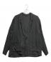 confect（コンフェクト）の古着「リネンアムンゼンテーラードジャケット」｜ブラック