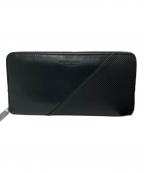 BOTTEGA VENETAボッテガベネタ）の古着「ラウンドファスナー財布」｜ブラック