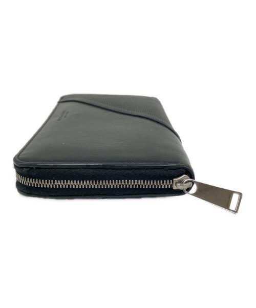 BOTTEGA VENETA（ボッテガベネタ）BOTTEGA VENETA (ボッテガベネタ) ラウンドファスナー財布 ブラックの古着・服飾アイテム