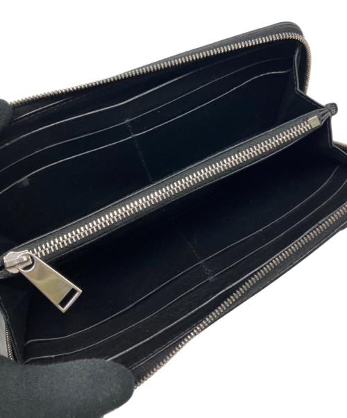 BOTTEGA VENETA（ボッテガベネタ）BOTTEGA VENETA (ボッテガベネタ) ラウンドファスナー財布 ブラックの古着・服飾アイテム