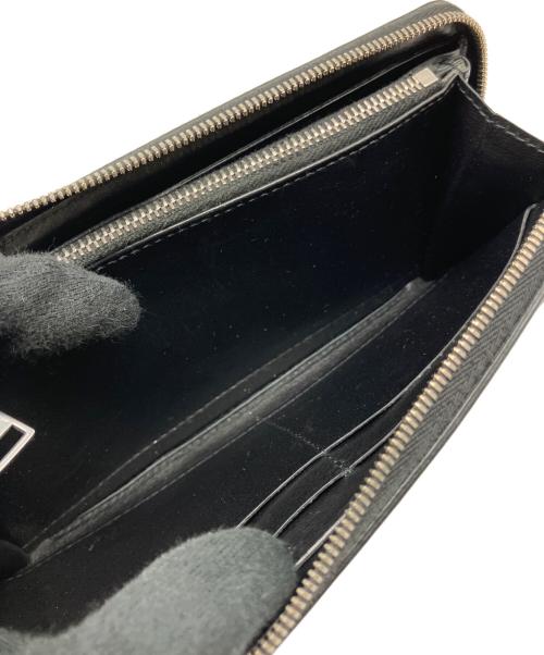 BOTTEGA VENETA（ボッテガベネタ）BOTTEGA VENETA (ボッテガベネタ) ラウンドファスナー財布 ブラックの古着・服飾アイテム