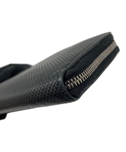 BOTTEGA VENETA（ボッテガベネタ）BOTTEGA VENETA (ボッテガベネタ) ラウンドファスナー財布 ブラックの古着・服飾アイテム