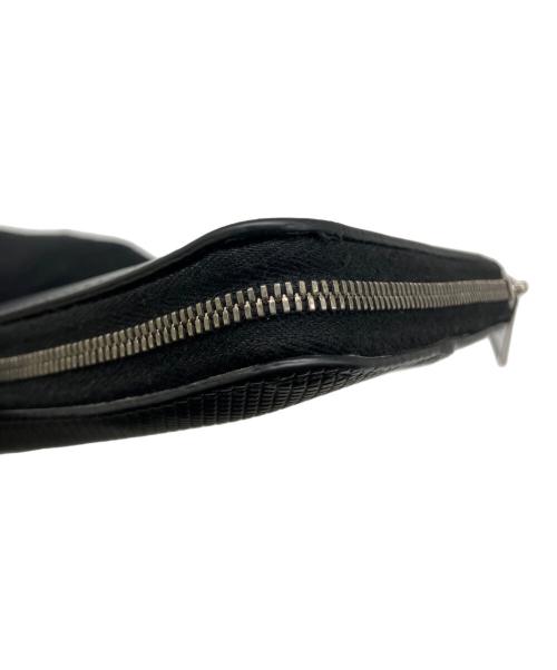 BOTTEGA VENETA（ボッテガベネタ）BOTTEGA VENETA (ボッテガベネタ) ラウンドファスナー財布 ブラックの古着・服飾アイテム