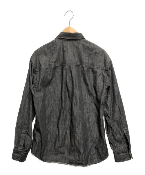 DSQUARED2（ディースクエアード）DSQUARED2 (ディースクエアード) デニムシャツ ブラック サイズ:42の古着・服飾アイテム