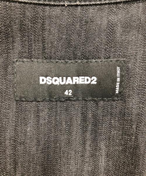 DSQUARED2（ディースクエアード）DSQUARED2 (ディースクエアード) デニムシャツ ブラック サイズ:42の古着・服飾アイテム