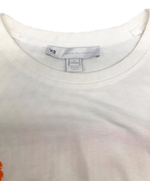 Y-3（ワイスリー）Y-3 (ワイスリー) GRAPHIC LONG SLEEVE TEE ホワイト サイズ:Ｍの古着・服飾アイテム