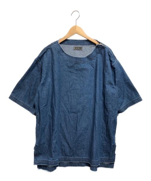 s'yte（サイト）s'yte (サイト) 8OZデニムオープンショルダーシャツ インディゴ サイズ:ＳＩＺＥ３の古着・服飾アイテム