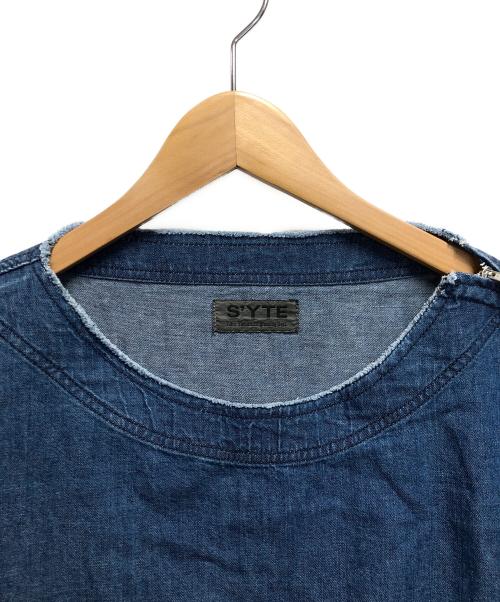 s'yte（サイト）s'yte (サイト) 8OZデニムオープンショルダーシャツ インディゴ サイズ:ＳＩＺＥ３の古着・服飾アイテム