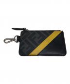 FENDIフェンディ）の古着「コインケース」｜ブラック×イエロー