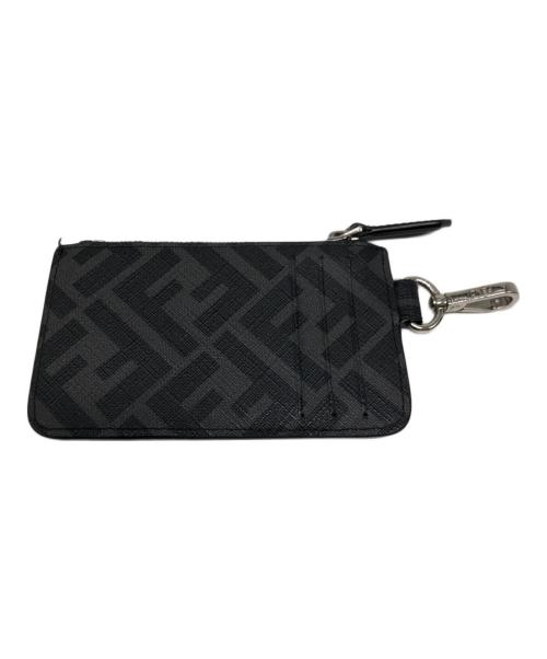 FENDI（フェンディ）FENDI (フェンディ) コインケース ブラック×イエローの古着・服飾アイテム