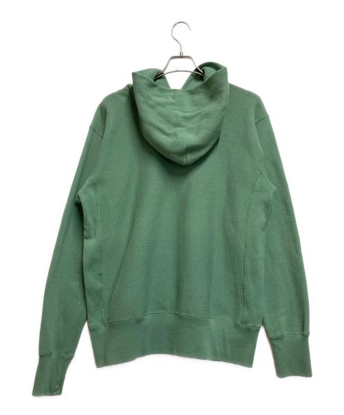 Champion REVERSE WEAVE（チャンピオン リバース ウィーブ）Champion REVERSE WEAVE (チャンピオン リバース ウィーブ) リバースウィーブ フーデッドスウェット グリーン サイズ:XLの古着・服飾アイテム