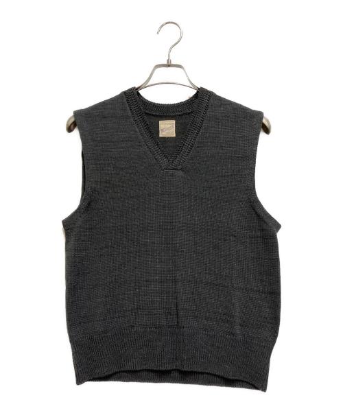 BELAFONTE（ベラフォンテ）BELAFONTE (ベラフォンテ) ニットベスト グレー サイズ:Mの古着・服飾アイテム