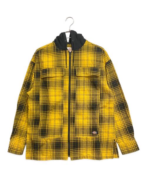 Dickies（ディッキーズ）Dickies (ディッキーズ) バッファローチェックフランネルシャツ イエロー サイズ:Ｍの古着・服飾アイテム