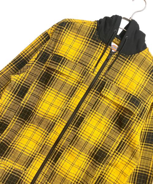 Dickies（ディッキーズ）Dickies (ディッキーズ) バッファローチェックフランネルシャツ イエロー サイズ:Ｍの古着・服飾アイテム