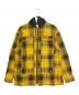 Dickies（ディッキーズ）の古着「バッファローチェックフランネルシャツ」｜イエロー