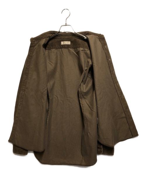 COLINA（コリーナ）COLINA (コリーナ) コーデュロイシャツ ブラウン サイズ:ＳＩＺＥ　Ｌの古着・服飾アイテム