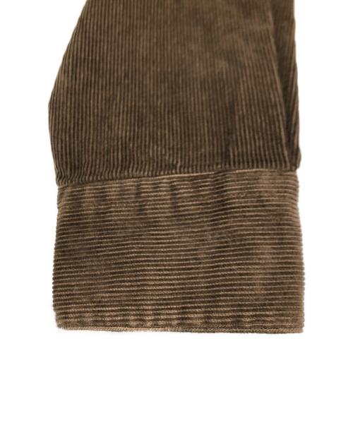 COLINA（コリーナ）COLINA (コリーナ) コーデュロイシャツ ブラウン サイズ:ＳＩＺＥ　Ｌの古着・服飾アイテム