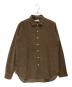 COLINA（コリーナ）の古着「コーデュロイシャツ」｜ブラウン