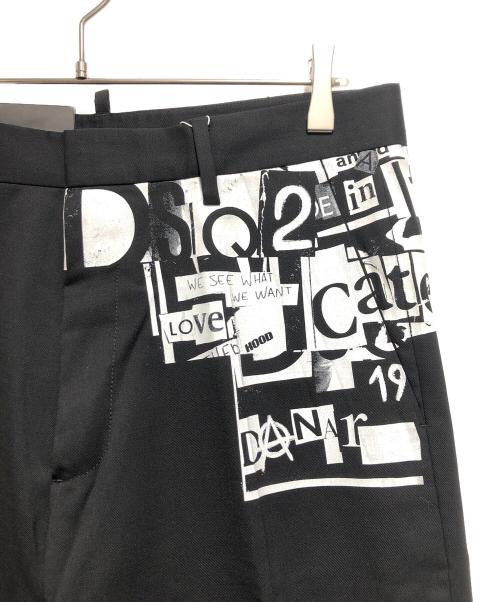 DSQUARED2（ディースクエアード）DSQUARED2 (ディースクエアード) Chic stretch wool Cigarette Fit ブラック サイズ:48 未使用品の古着・服飾アイテム