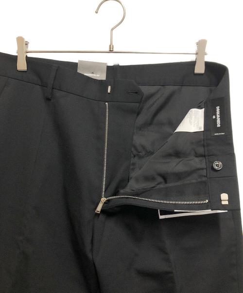 DSQUARED2（ディースクエアード）DSQUARED2 (ディースクエアード) Chic stretch wool Cigarette Fit ブラック サイズ:48 未使用品の古着・服飾アイテム