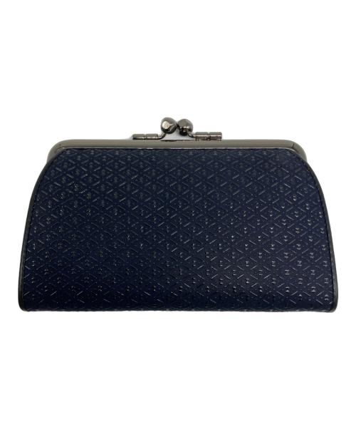 印傳屋（インデンヤ）印傳屋 (インデンヤ) 親子がま口財布 ネイビーの古着・服飾アイテム