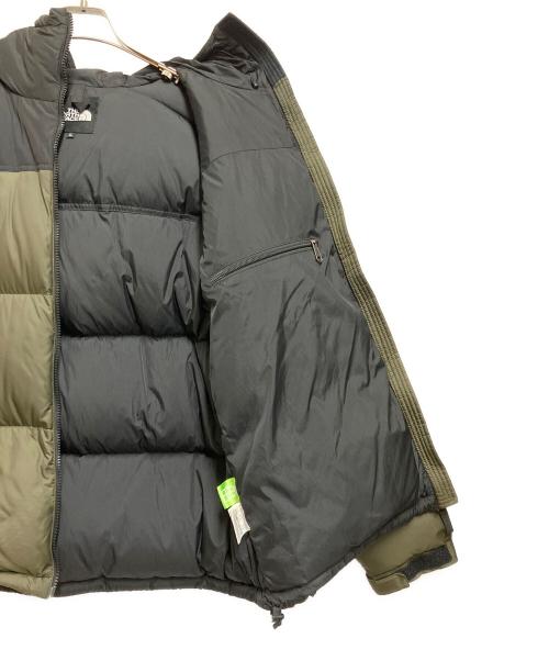 THE NORTH FACE（ザ ノース フェイス）THE NORTH FACE (ザ ノース フェイス) ヌプシフーディー オリーブ×ブラック サイズ:Lの古着・服飾アイテム