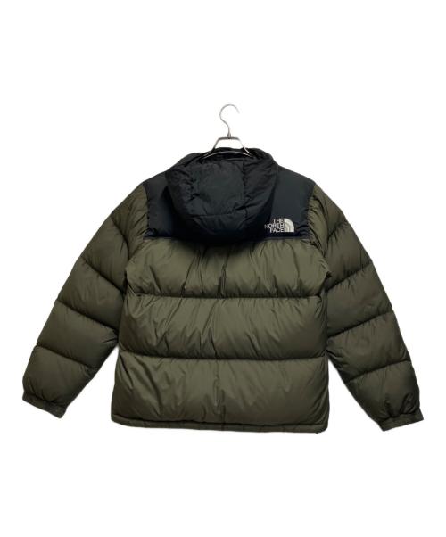 THE NORTH FACE（ザ ノース フェイス）THE NORTH FACE (ザ ノース フェイス) ヌプシフーディー オリーブ×ブラック サイズ:Lの古着・服飾アイテム