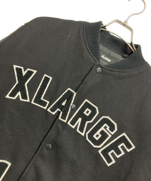X-LARGE（エクストララージ）X-LARGE (エクストララージ) OG LOGO VARSITY JACKET ブラック サイズ:Lの古着・服飾アイテム