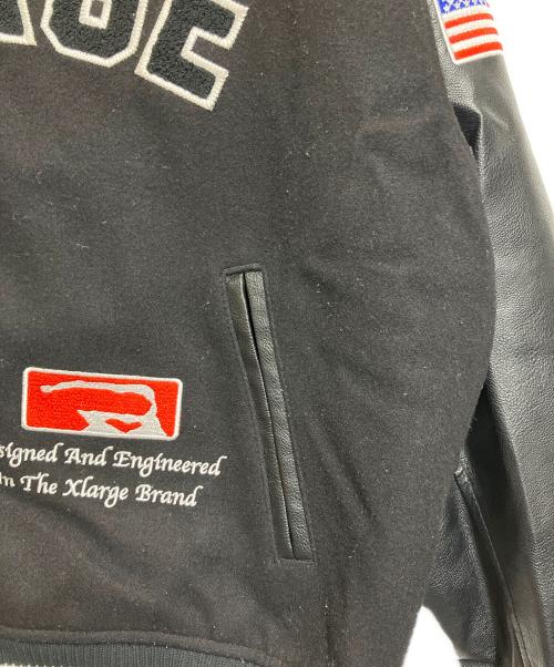 X-LARGE（エクストララージ）X-LARGE (エクストララージ) OG LOGO VARSITY JACKET ブラック サイズ:Lの古着・服飾アイテム