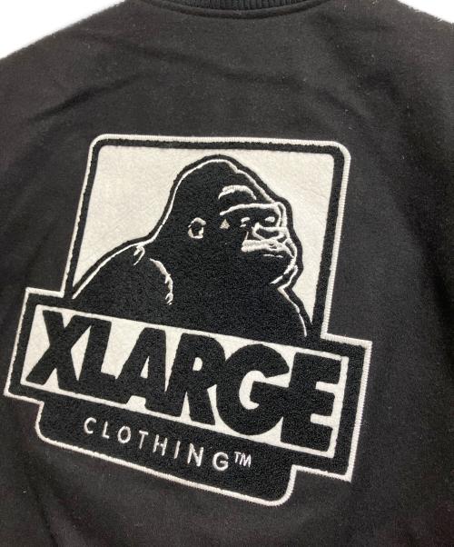 X-LARGE（エクストララージ）X-LARGE (エクストララージ) OG LOGO VARSITY JACKET ブラック サイズ:Lの古着・服飾アイテム