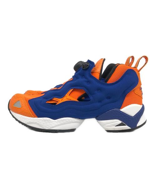 REEBOK（リーボック）REEBOK (リーボック) Ron Herman (ロンハーマン) INSTAPUMP FURY 95（インスタポンプフューリー 95） ブルー×オレンジ サイズ:USA 9の古着・服飾アイテム
