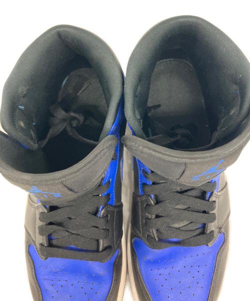 NIKE（ナイキ）NIKE (ナイキ) Air Jordan 1 Mid（エアジョーダン1 ミッド） ブラック×ブルー サイズ:SIZE 26.5の古着・服飾アイテム