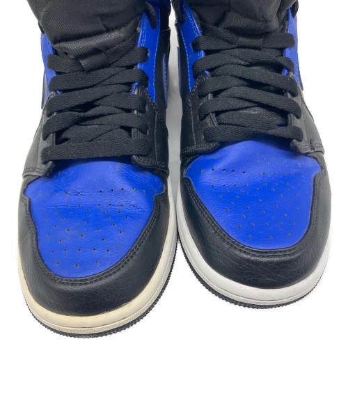 NIKE（ナイキ）NIKE (ナイキ) Air Jordan 1 Mid（エアジョーダン1 ミッド） ブラック×ブルー サイズ:SIZE 26.5の古着・服飾アイテム