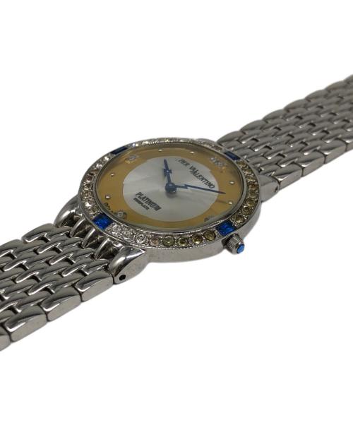 per valentino（ペレバレンチノ）per valentino (ペレバレンチノ) 腕時計 シルバー×ゴールドの古着・服飾アイテム