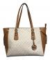MICHAEL KORS（マイケルコース）の古着「トートバッグ」｜ホワイト×ブラウン