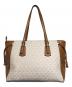 MICHAEL KORS (マイケルコース) トートバッグ ホワイト×ブラウン：18000円