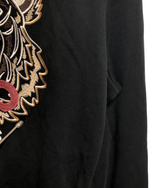 KENZO（ケンゾー）KENZO (ケンゾー) タイガー刺繍スウェット ブラック サイズ:Ｍの古着・服飾アイテム
