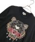 KENZO (ケンゾー) タイガー刺繍スウェット ブラック サイズ:Ｍ：9000円