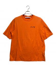 OFFWHITE（オフホワイト）の古着「ロゴプリント半袖Tシャツ」｜オレンジ