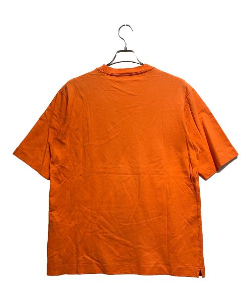 OFFWHITE（オフホワイト）OFFWHITE (オフホワイト) ロゴプリント半袖Tシャツ オレンジ サイズ:Sの古着・服飾アイテム