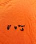 中古・古着 OFFWHITE (オフホワイト) ロゴプリント半袖Tシャツ オレンジ サイズ:S：8000円
