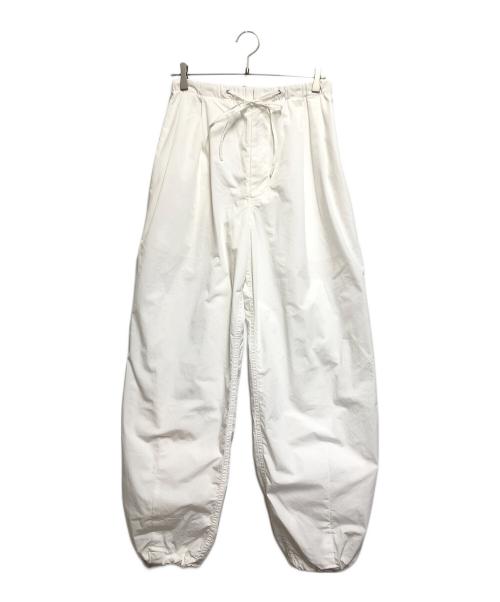 CLAINE（クライン）CLAINE (クライン) COTTON PARACHUTE PANTS ホワイト サイズ:2の古着・服飾アイテム