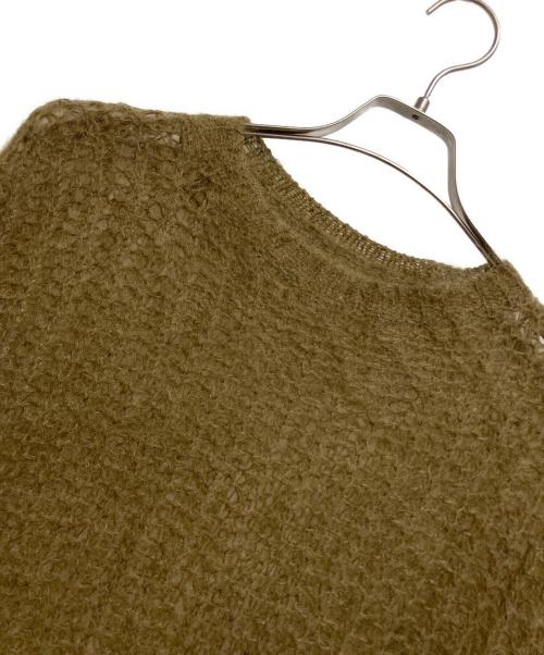 Adam et Rope（アダム エ ロペ）Adam et Rope (アダム エ ロペ) シアーモヘヤプルオーバー オリーブ サイズ:FREEの古着・服飾アイテム