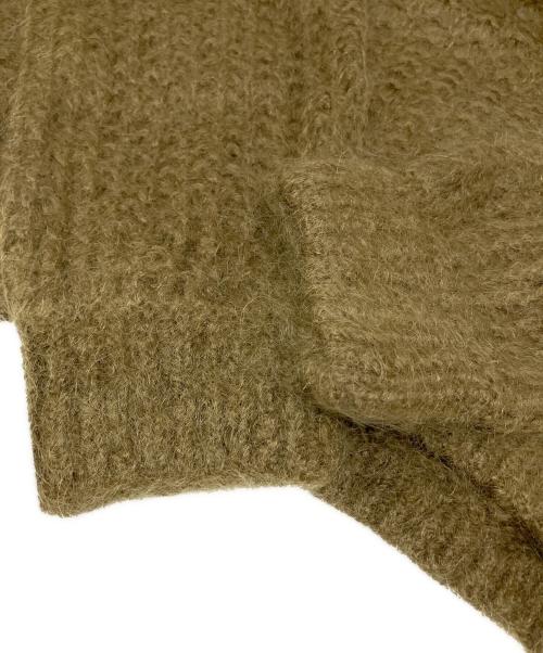 Adam et Rope（アダム エ ロペ）Adam et Rope (アダム エ ロペ) シアーモヘヤプルオーバー オリーブ サイズ:FREEの古着・服飾アイテム