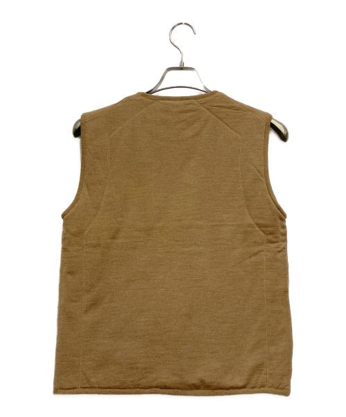 JIL SANDER（ジルサンダー）JIL SANDER (ジルサンダー) ニットベスト ブラウン サイズ:44の古着・服飾アイテム
