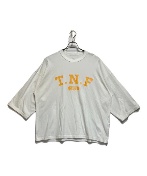 THE NORTH FACE（ザ ノース フェイス）THE NORTH FACE (ザ ノース フェイス) スリークォーターTNFロゴティー ホワイト サイズ:SIZE Lの古着・服飾アイテム