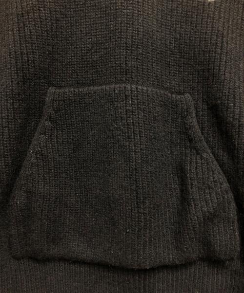 CELINE（セリーヌ）CELINE (セリーヌ) ニットパーカー ブラック サイズ:Sの古着・服飾アイテム
