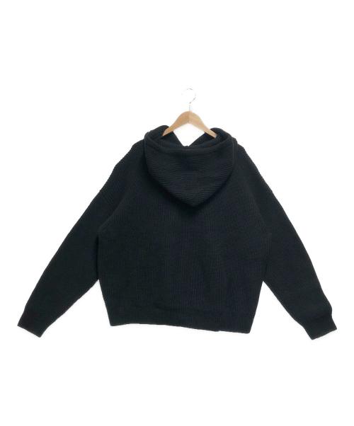 CELINE（セリーヌ）CELINE (セリーヌ) ニットパーカー ブラック サイズ:Sの古着・服飾アイテム